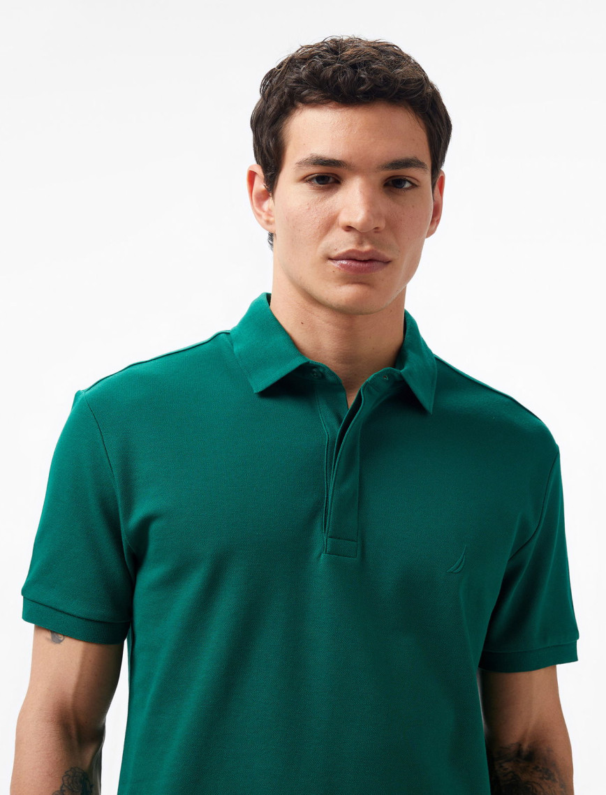 Nautica Erkek Yeşil Slim Fit Polo
