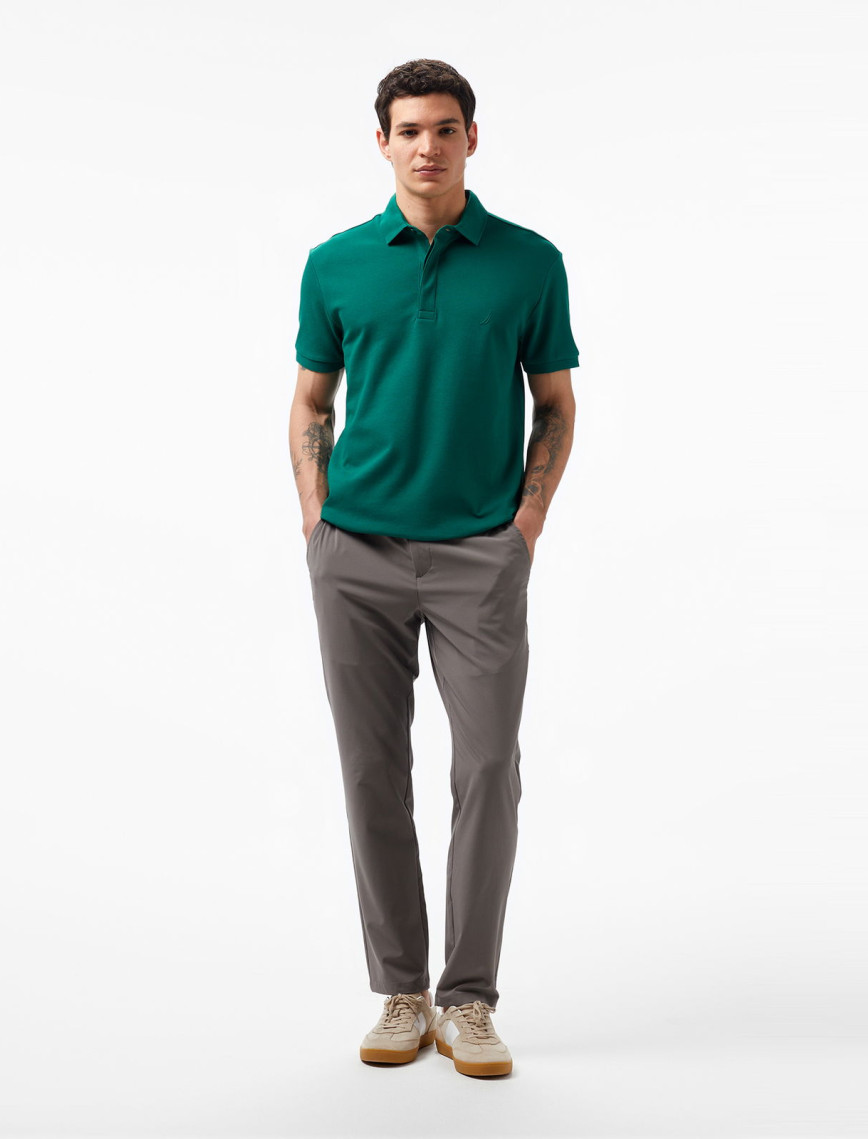 Nautica Erkek Yeşil Slim Fit Polo