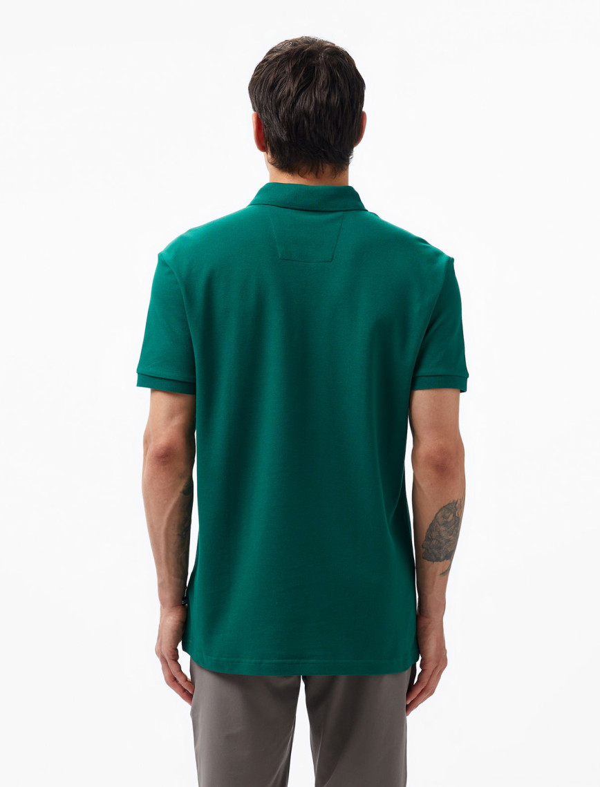 Nautica Erkek Yeşil Slim Fit Polo