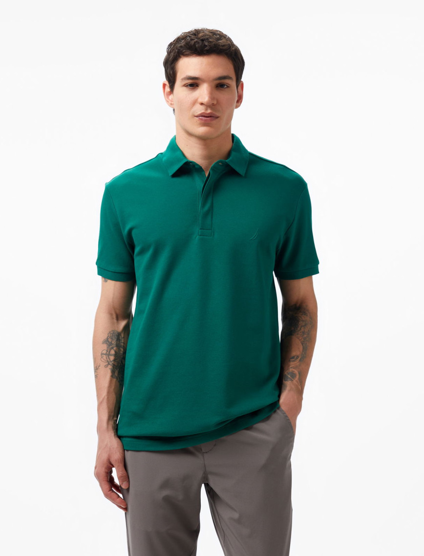 Nautica Erkek Yeşil Slim Fit Polo