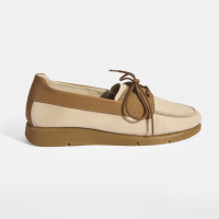 Kadın Krem Bağcık Detaylı DesaComfort Nubuk Günlük Ayakkabı Kadın Krem Bağcık Detaylı DesaComfort Nubuk Günlük Ayakkabı