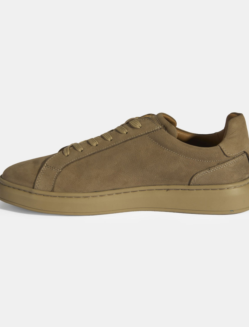 Erkek Vizon Bağcıklı Nubuk Deri Günlük Ayakkabı Erkek Vizon Bağcıklı Nubuk Deri Günlük Ayakkabı