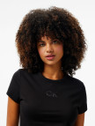 Calvin Klein Slim Kadın Siyah T-Shirt Calvin Klein Slim Kadın Siyah T-Shirt