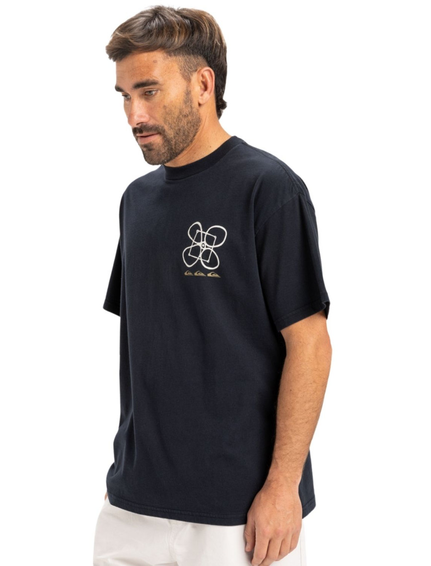 Quiksilver Hw Outside Inside Erkek Siyah Tişört