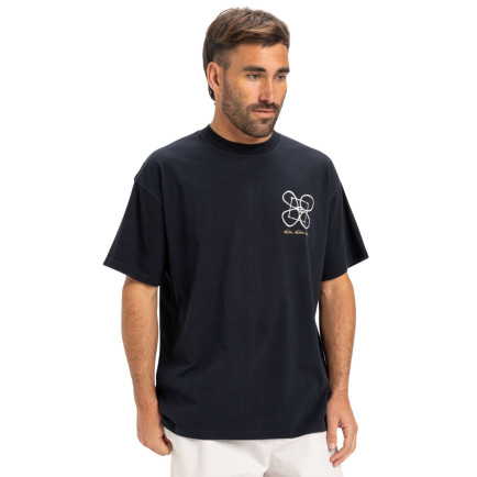 Quiksilver Hw Outside Inside Erkek Siyah Tişört