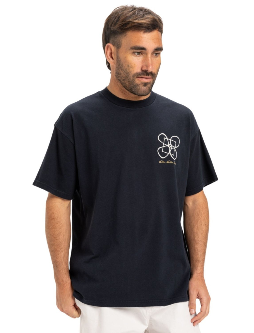 Quiksilver Hw Outside Inside Erkek Siyah Tişört