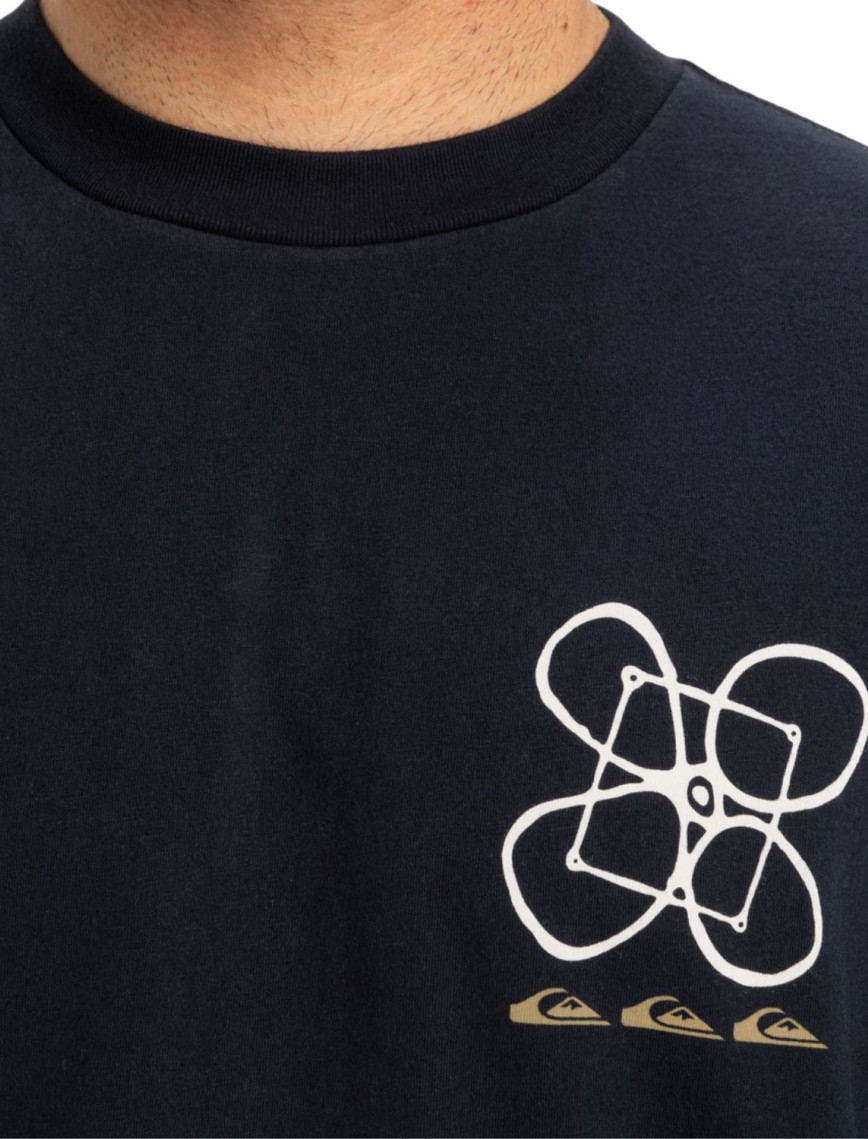 Quiksilver Hw Outside Inside Erkek Siyah Tişört