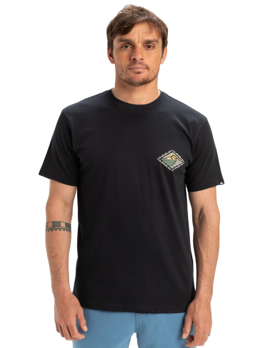 Quiksilver Evo Future Islands Erkek Siyah Tişört Quiksilver Evo Future Islands Erkek Siyah Tişört