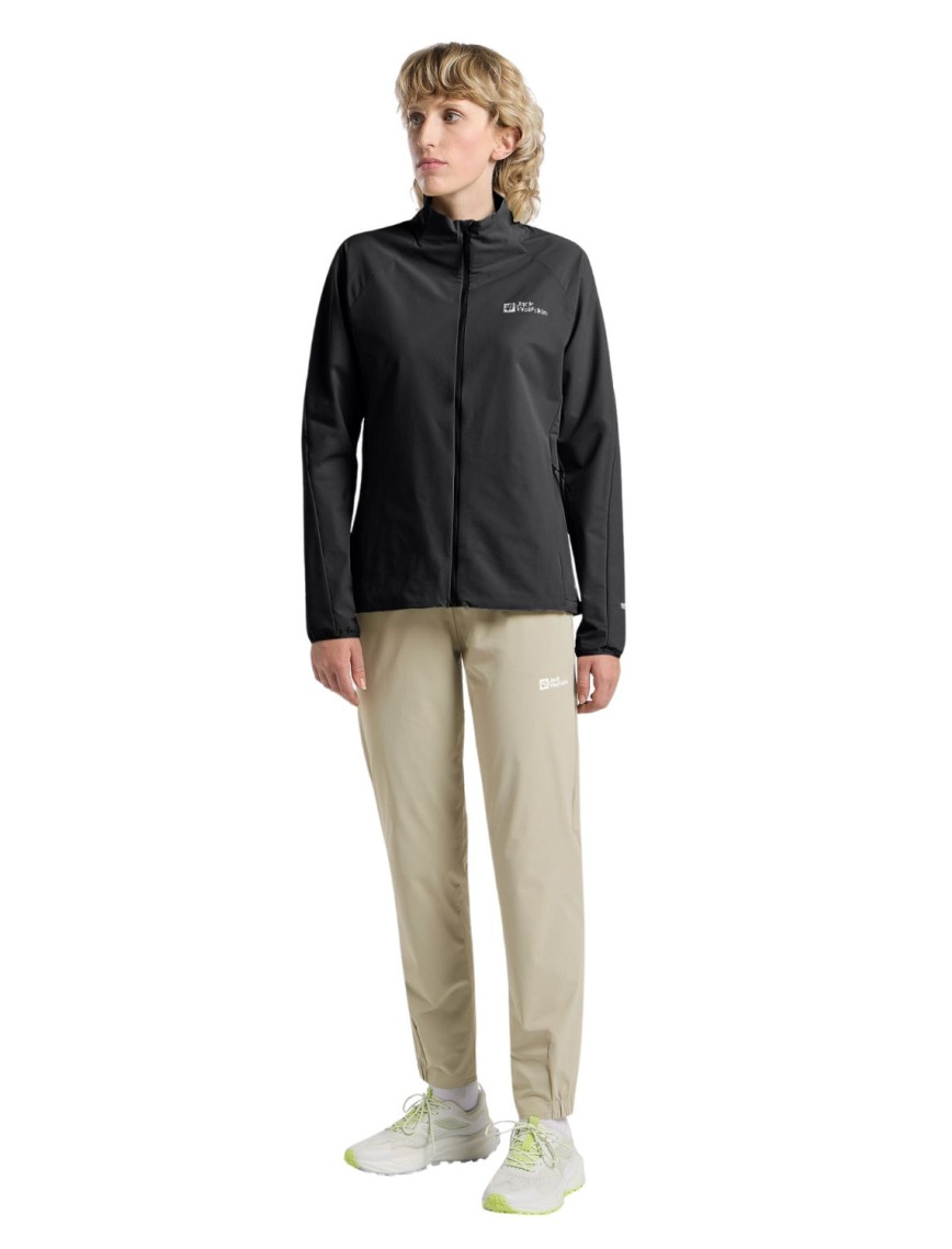 Jack Wolfskin Prelight Stride Kadın Siyah Outdoor Ceketi Jack Wolfskin Prelight Stride Kadın Siyah Outdoor Ceketi