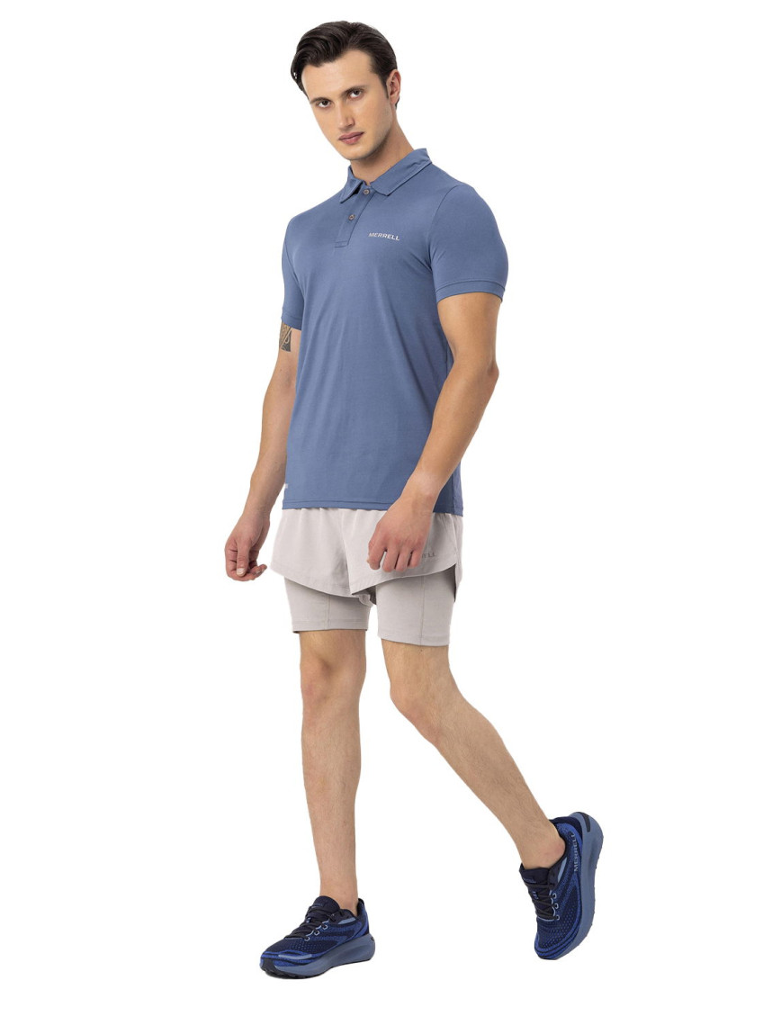 Merrell Pace Erkek Mavi Polo Tişört
