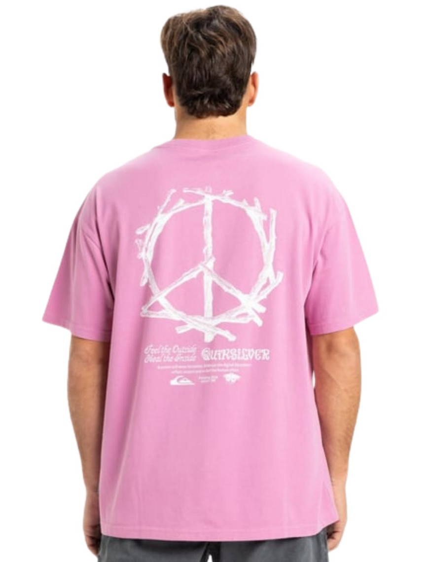 Quiksilver Hw Tree Connection Erkek Mor Tişört