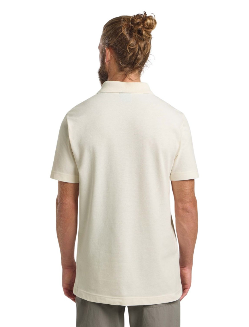 Jack Wolfskin Essential Erkek Beyaz Polo Tişört Jack Wolfskin Essential Erkek Beyaz Polo Tişört