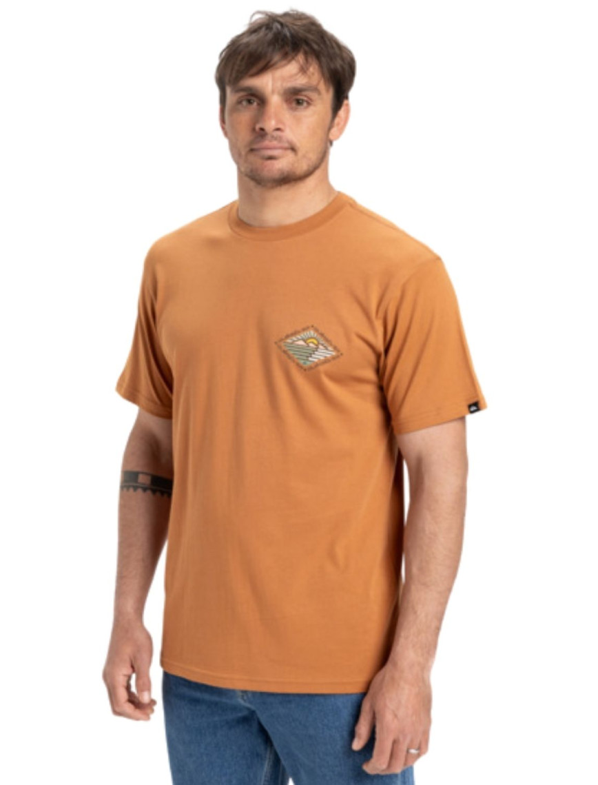 Quiksilver Evo Future Islands Erkek Kırmızı Tişört