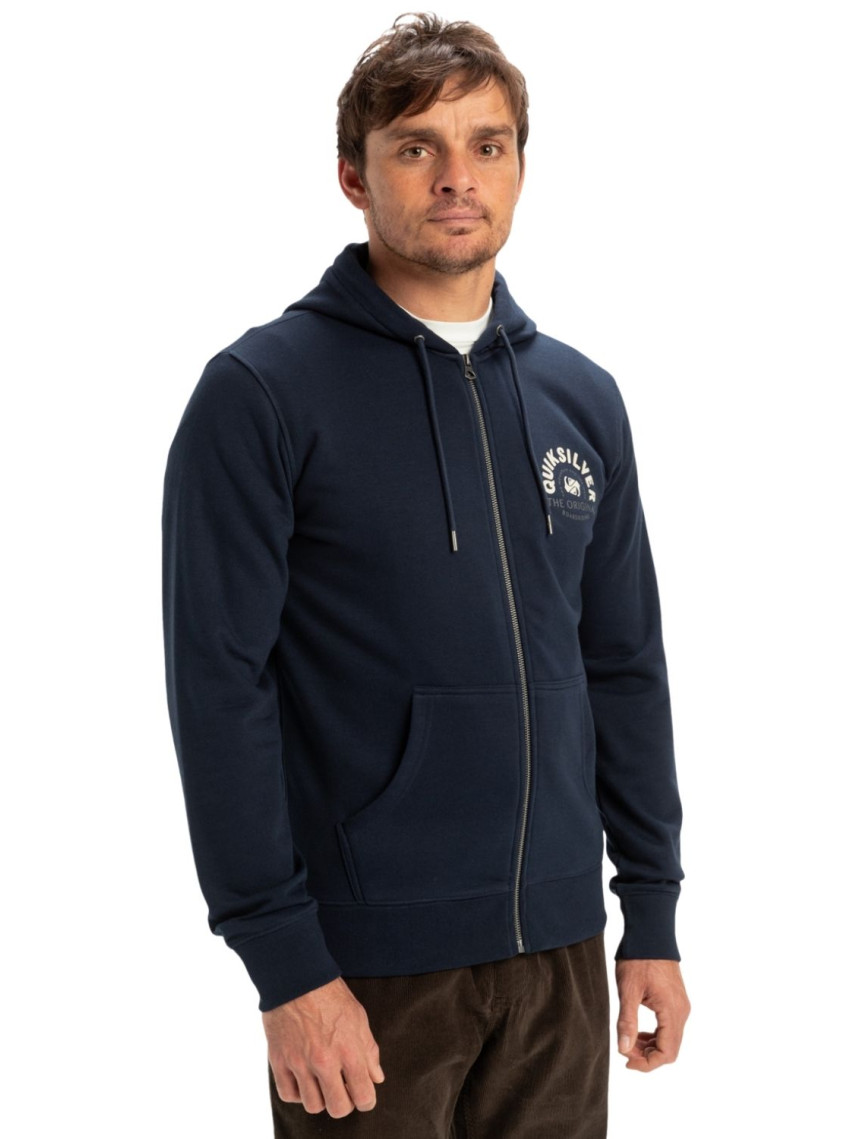 Quiksilver Graphic Mix Hoodie Zip Erkek Mavi Sweatshirt Quiksilver Graphic Mix Hoodie Zip Erkek Mavi Sweatshirt