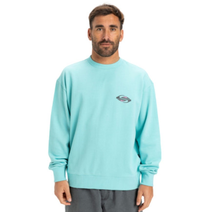 Quiksilver Spin Cycle Crew Erkek Mavi Sweatshirt Quiksilver Spin Cycle Crew Erkek Mavi Sweatshirt
