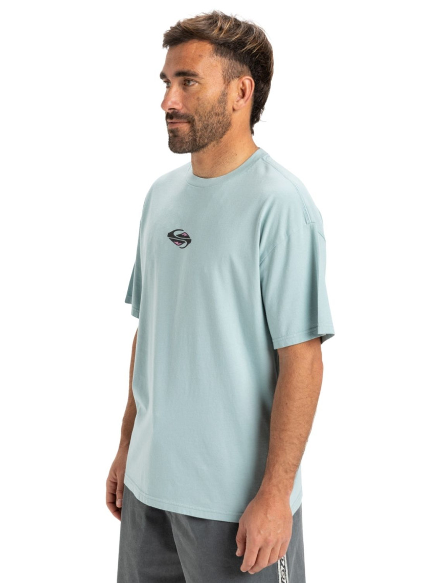 Quiksilver Gh Qs Global Heat Erkek Mavi Tişört Quiksilver Gh Qs Global Heat Erkek Mavi Tişört