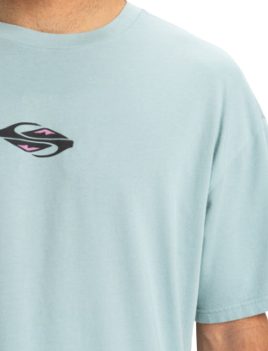 Quiksilver Gh Qs Global Heat Erkek Mavi Tişört Quiksilver Gh Qs Global Heat Erkek Mavi Tişört