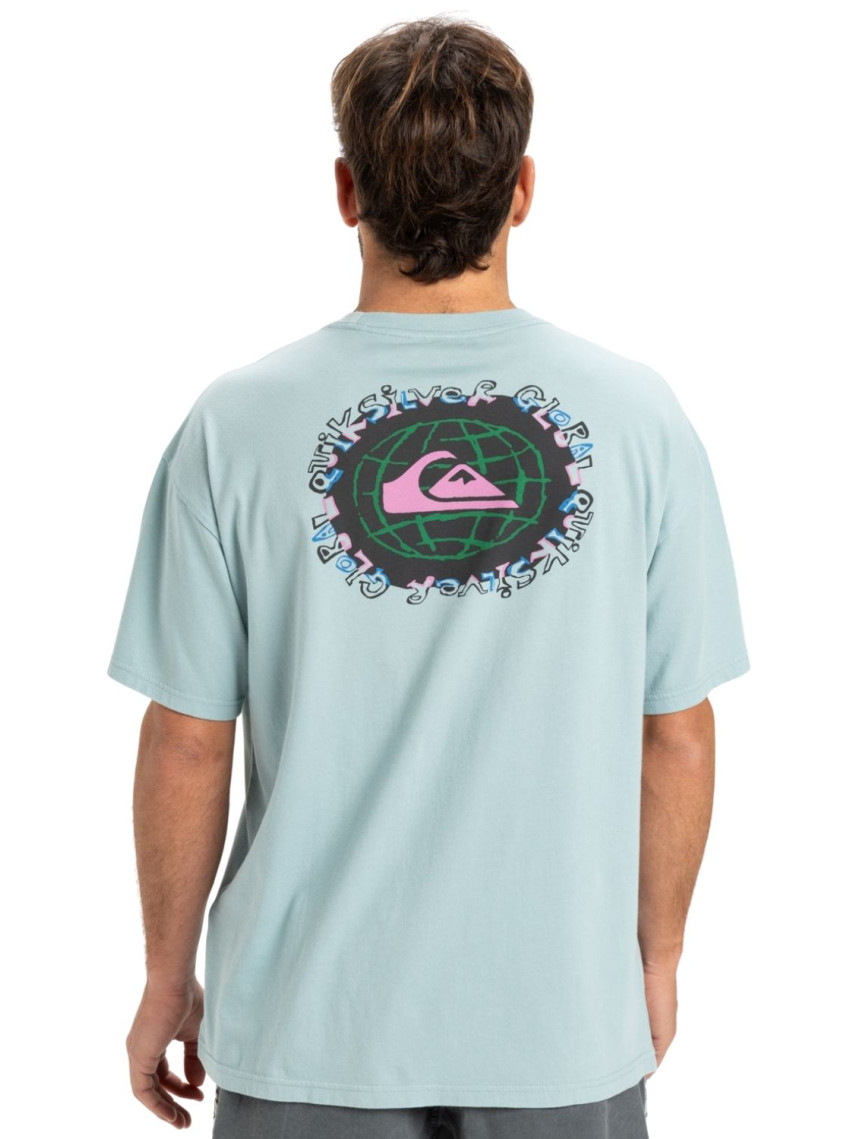 Quiksilver Gh Qs Global Heat Erkek Mavi Tişört Quiksilver Gh Qs Global Heat Erkek Mavi Tişört