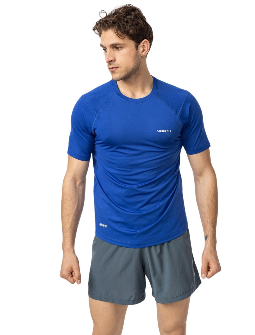 Merrell Till Erkek Mavi Koşu Tişört