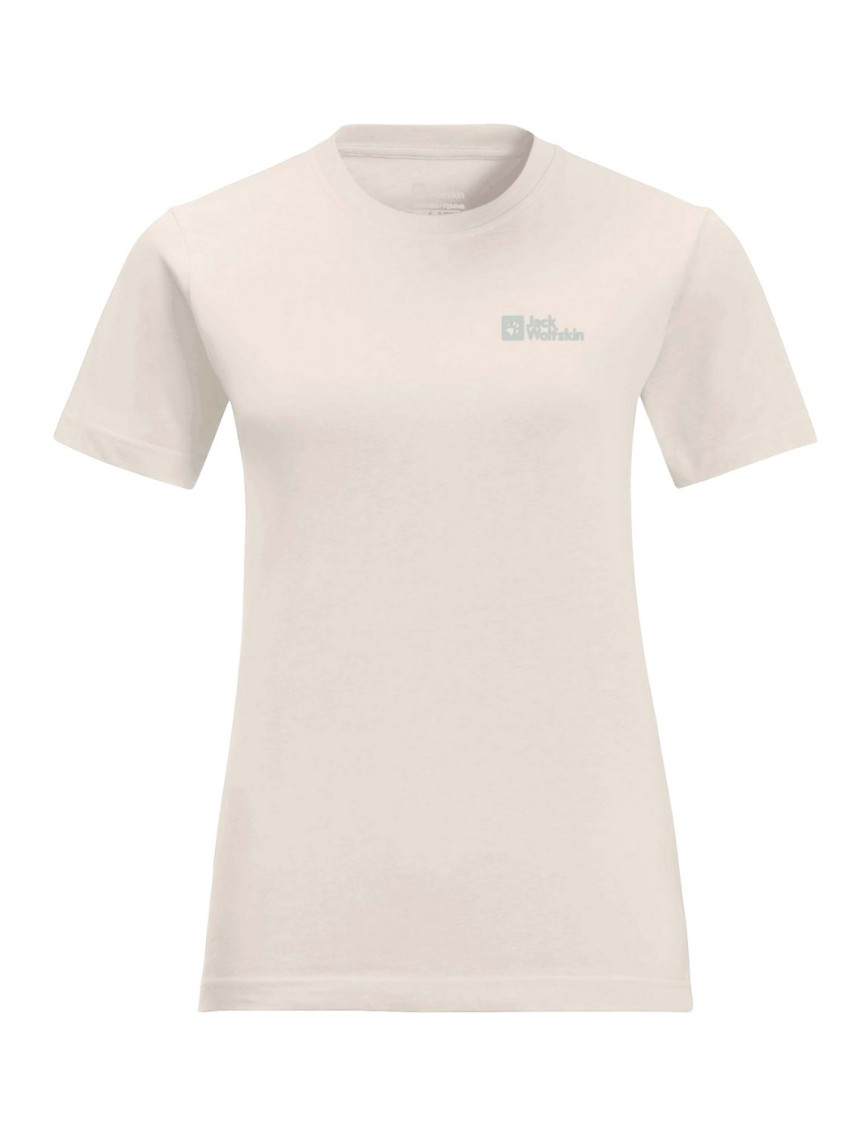 Jack Wolfskin Essential T Kadın Beyaz Tişört Jack Wolfskin Essential T Kadın Beyaz Tişört