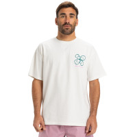 Quiksilver Hw Outside Inside Erkek Beyaz Tişört