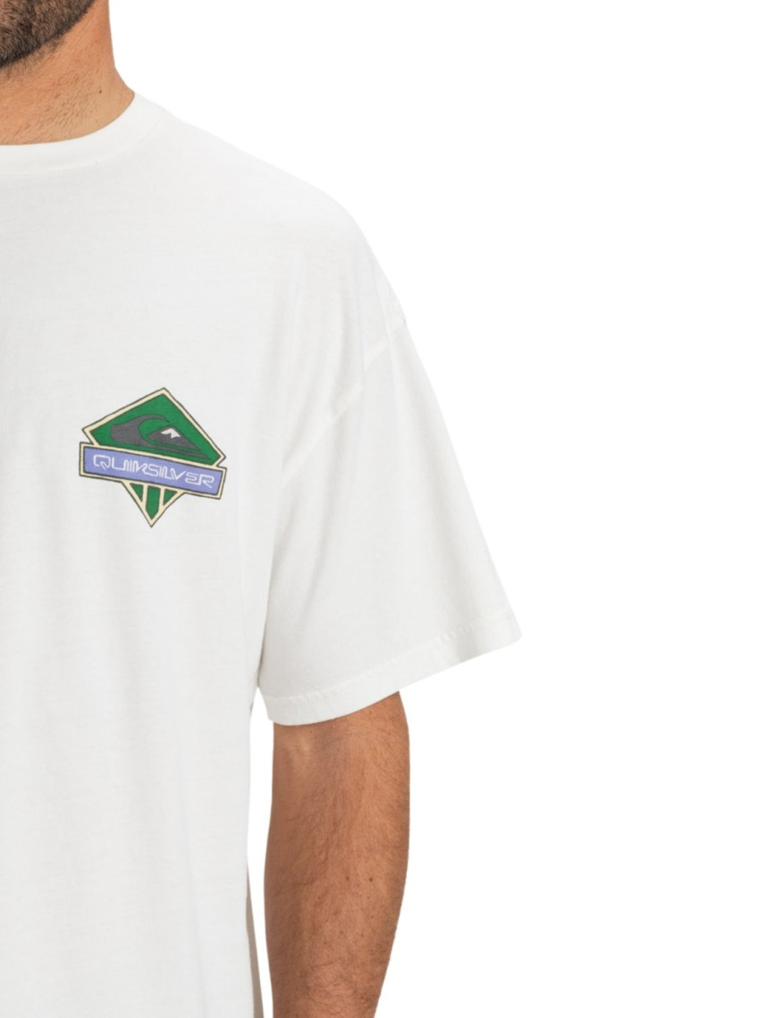 Quiksilver Gh Qs Crystal Jet Erkek Beyaz Tişört