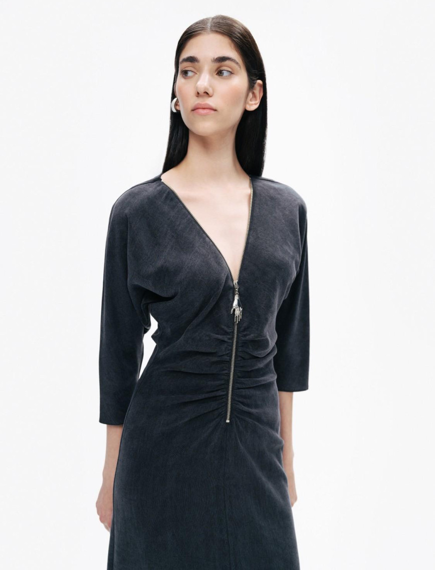 Drape Detaylı Elbise Drape Detaylı Elbise