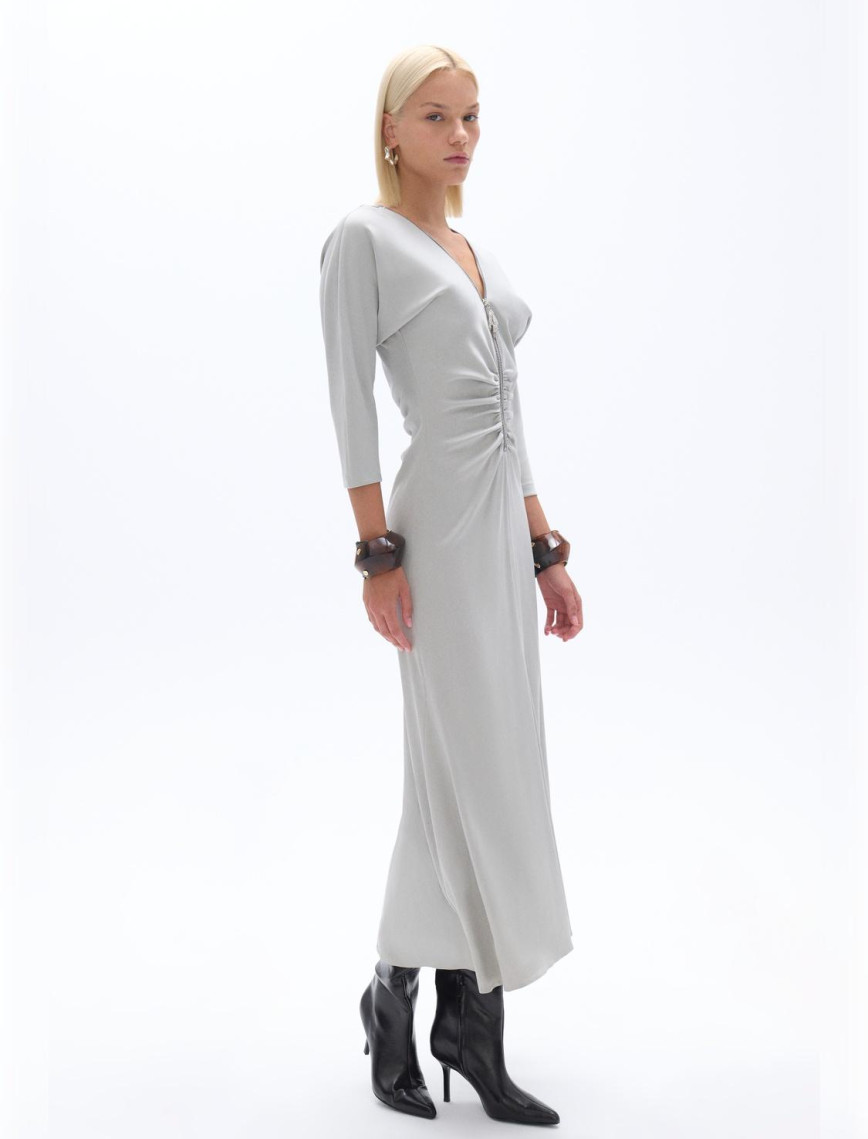 Drape Detaylı Elbise Drape Detaylı Elbise