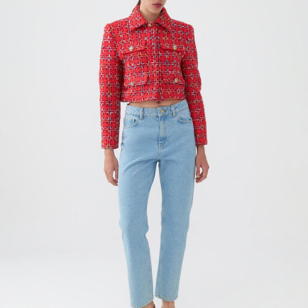 Yüksek Bel Mom Jean Pantolon Yüksek Bel Mom Jean Pantolon