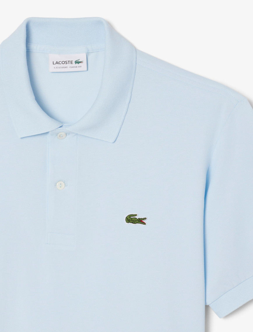 Lacoste L.12.12 Light Erkek Classic Fit Açık Mavi Polo Lacoste L.12.12 Light Erkek Classic Fit Açık Mavi Polo