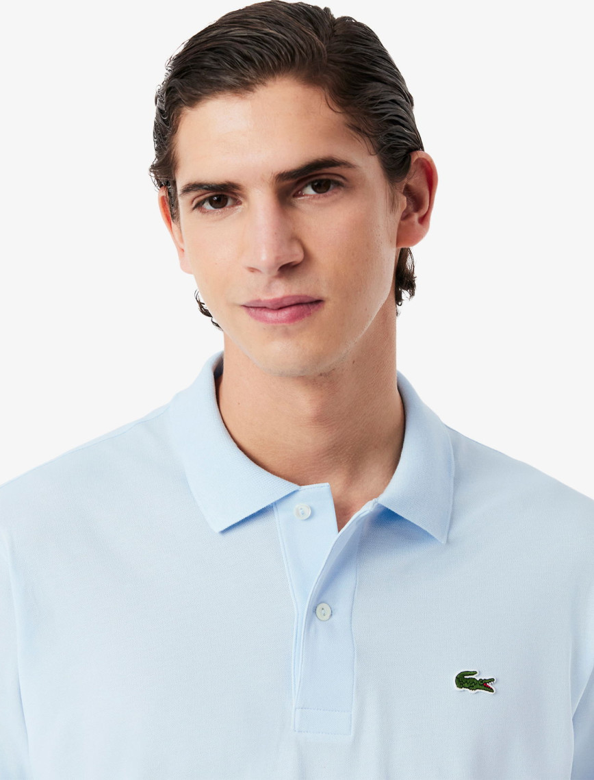 Lacoste L.12.12 Light Erkek Classic Fit Açık Mavi Polo Lacoste L.12.12 Light Erkek Classic Fit Açık Mavi Polo