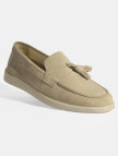 Bej Erkek Süet Püsküllü Loafer Bej Erkek Süet Püsküllü Loafer