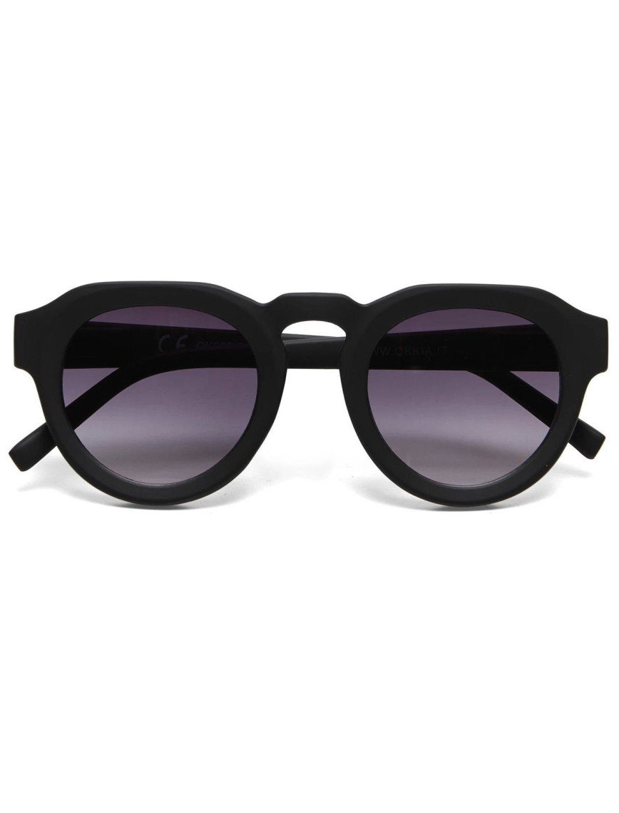 Okkia Zeno Round Unisex Güneş Gözlüğü Siyah Okkia Zeno Round Unisex Güneş Gözlüğü Siyah