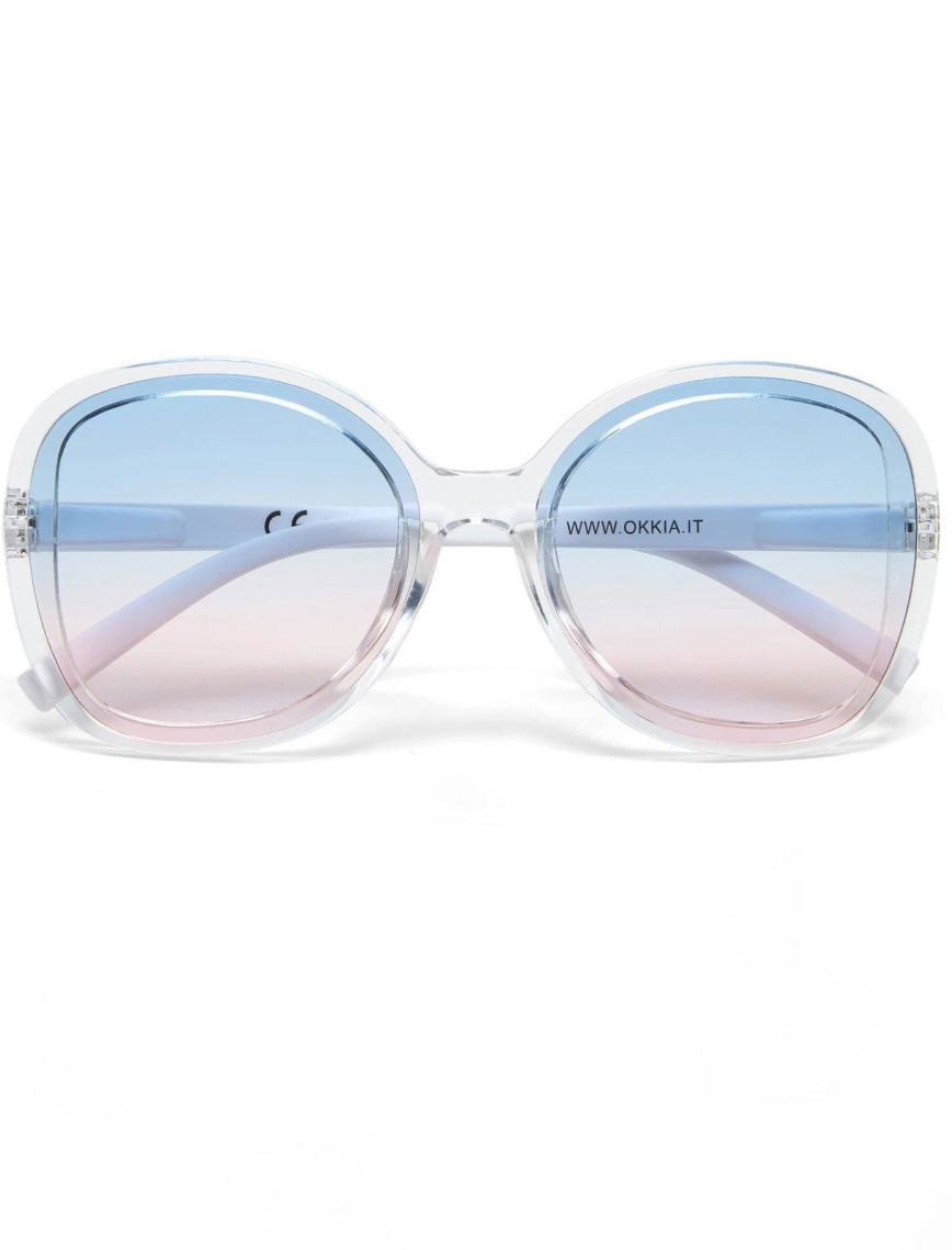 Okkia Anna Butterfly Güneş Gözlüğü Blue/Pink Degrade Okkia Anna Butterfly Güneş Gözlüğü Blue/Pink Degrade