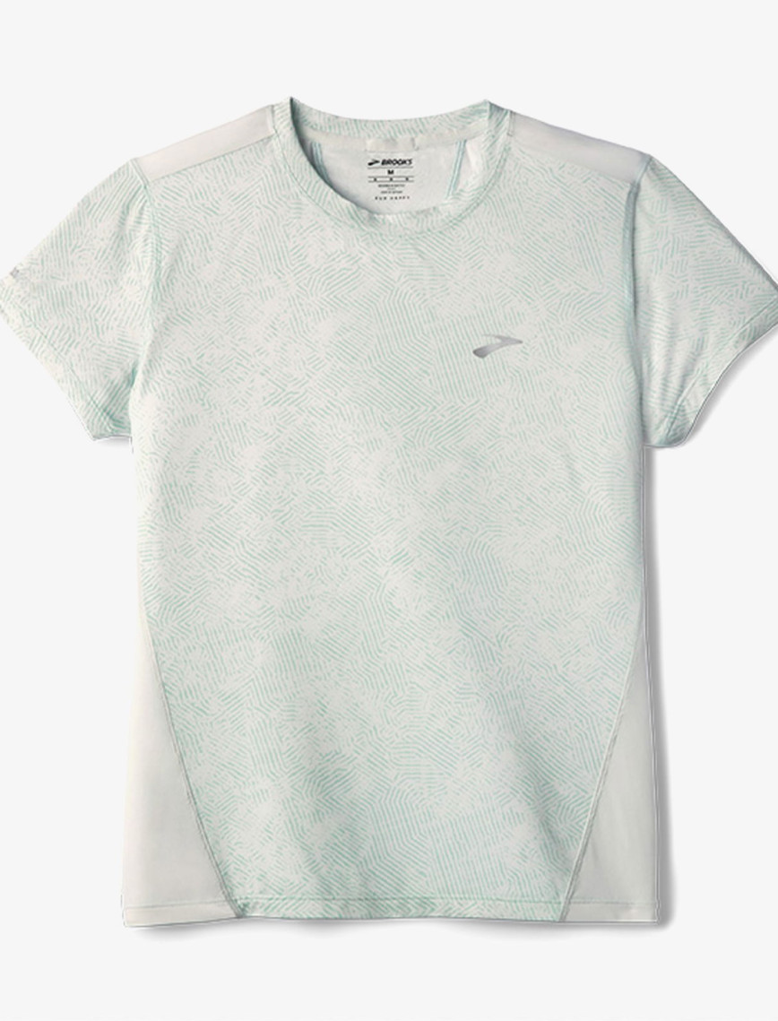 Brooks Sprint Free Sleeve 3.0 Kadın Mavi Koşu T-Shirt