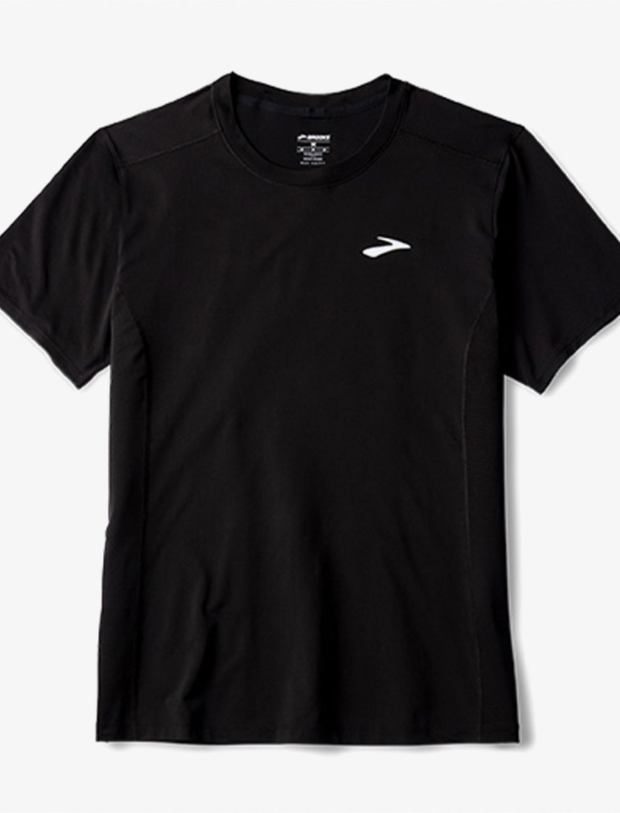 Brooks Atmosphere Sleeve 3.0 Erkek Siyah Koşu T-Shirt