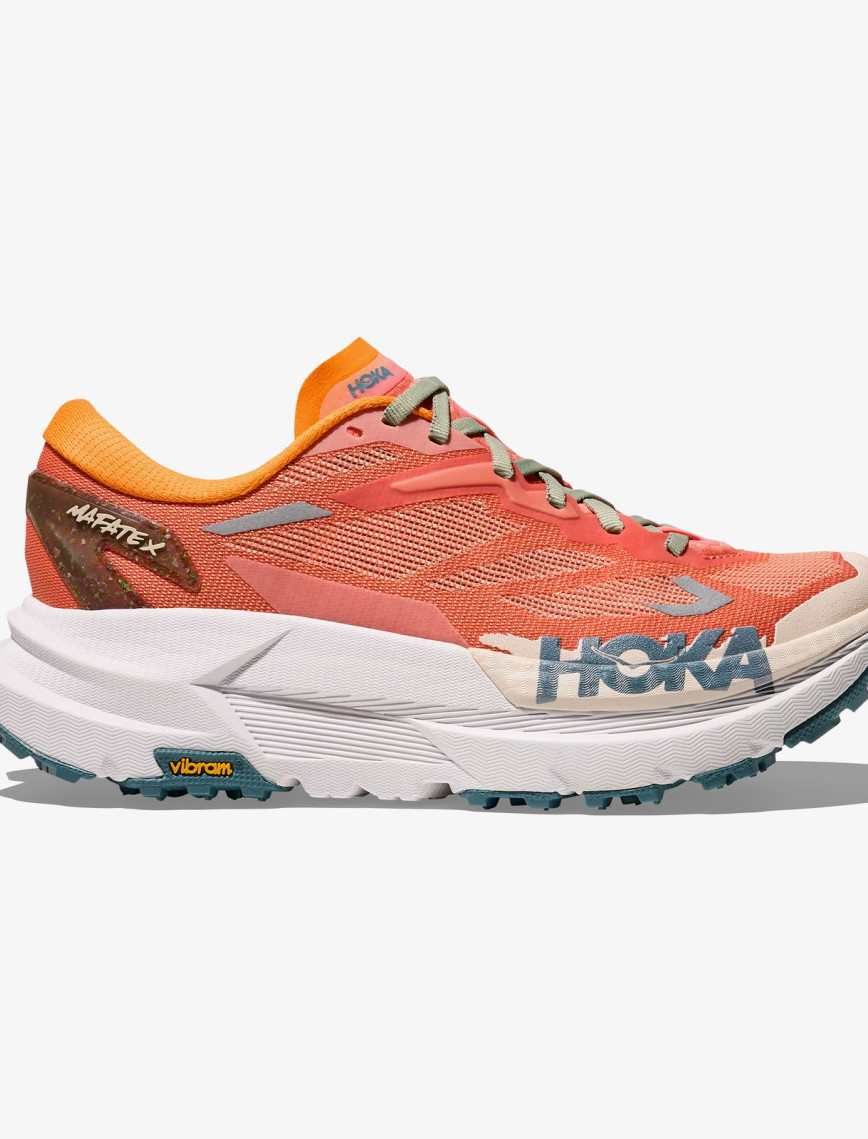 Hoka Mafate X Kadın Turuncu Arazi Koşu Ayakkabısı Hoka Mafate X Kadın Turuncu Arazi Koşu Ayakkabısı