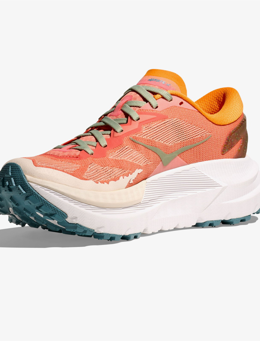 Hoka Mafate X Kadın Turuncu Arazi Koşu Ayakkabısı Hoka Mafate X Kadın Turuncu Arazi Koşu Ayakkabısı