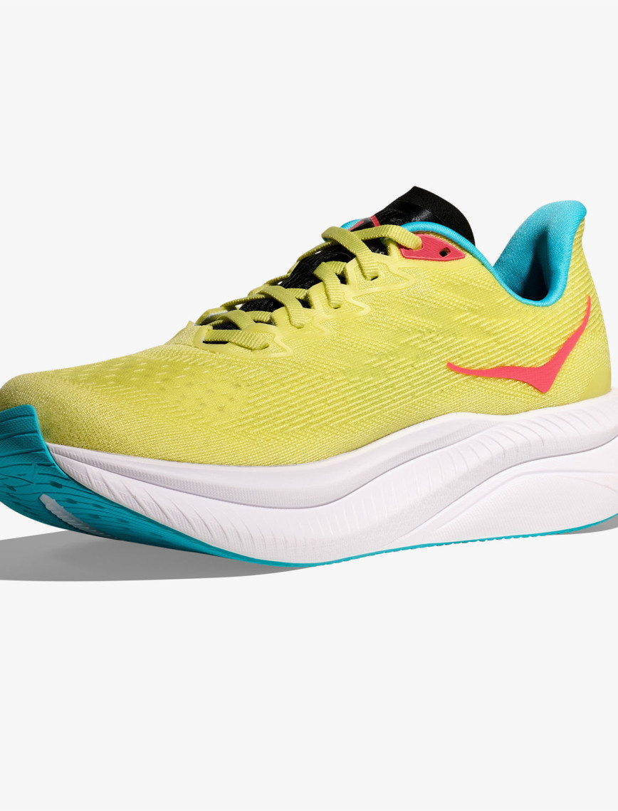 Hoka Mach 6 Erkek Sarı Yol Koşu Ayakkabısı