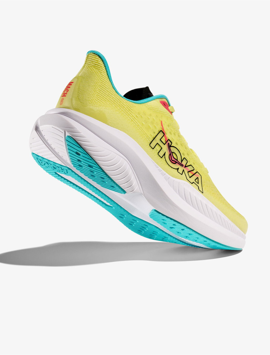Hoka Mach 6 Erkek Sarı Yol Koşu Ayakkabısı