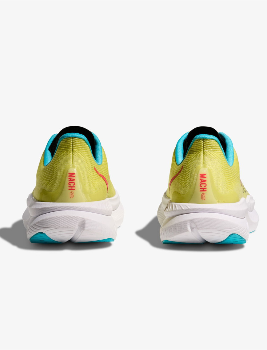 Hoka Mach 6 Erkek Sarı Yol Koşu Ayakkabısı