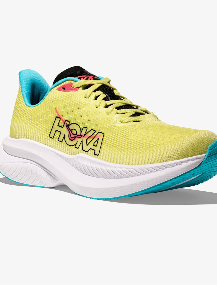 Hoka Mach 6 Erkek Sarı Yol Koşu Ayakkabısı