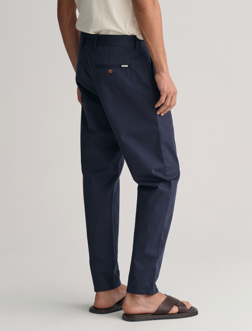 GANT Erkek Lacivert Regular Fit Chino Pantolon GANT Erkek Lacivert Regular Fit Chino Pantolon