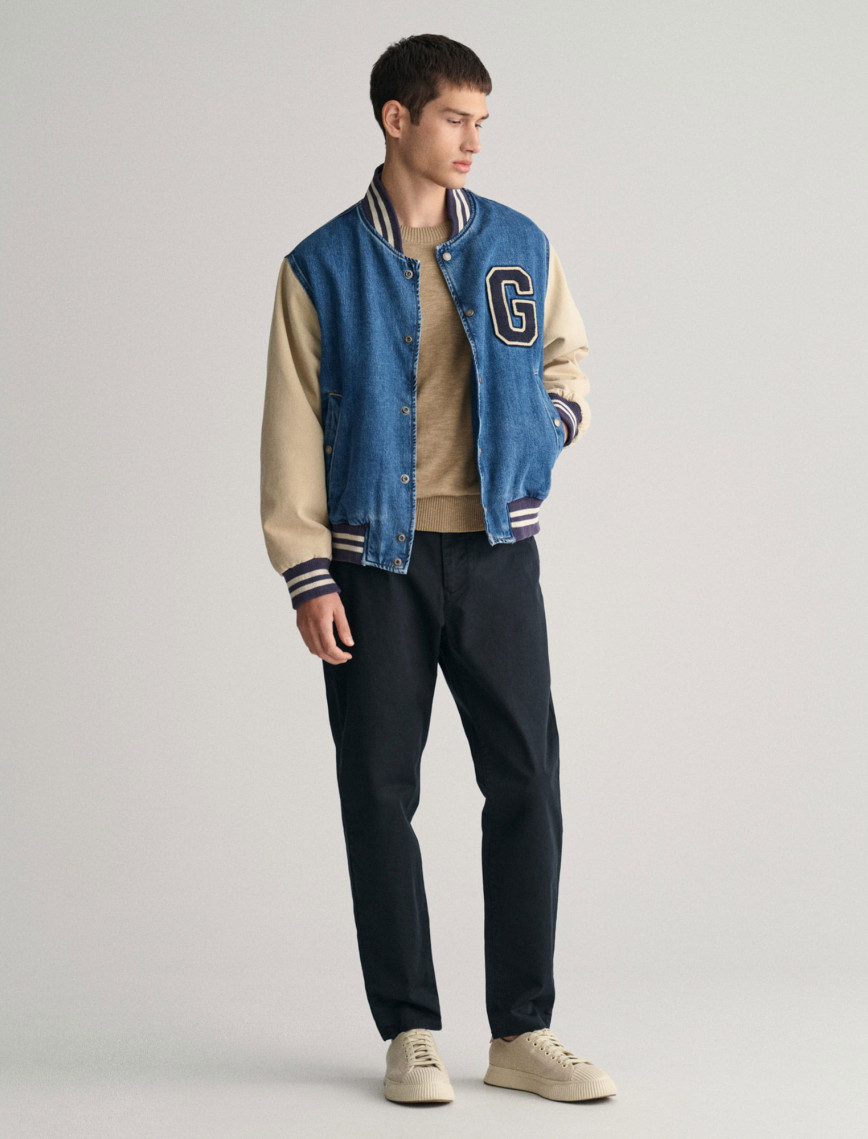 GANT Erkek Siyah Regular Fit Chino Pantolon GANT Erkek Siyah Regular Fit Chino Pantolon