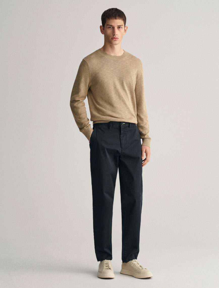 GANT Erkek Siyah Regular Fit Chino Pantolon GANT Erkek Siyah Regular Fit Chino Pantolon