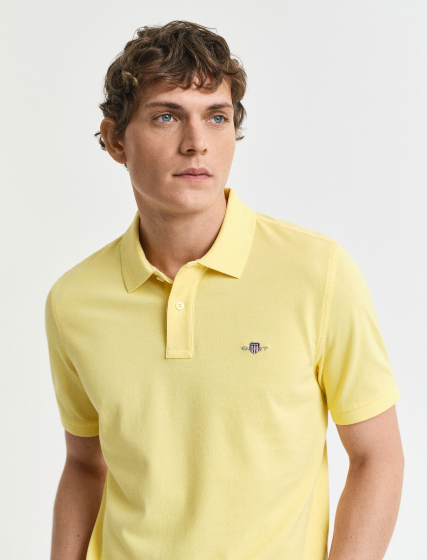 GANT Erkek Sarı Regular Fit Polo GANT Erkek Sarı Regular Fit Polo