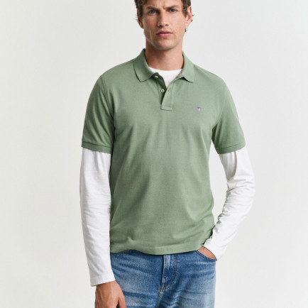 GANT Erkek Yeşil Regular Fit Polo GANT Erkek Yeşil Regular Fit Polo