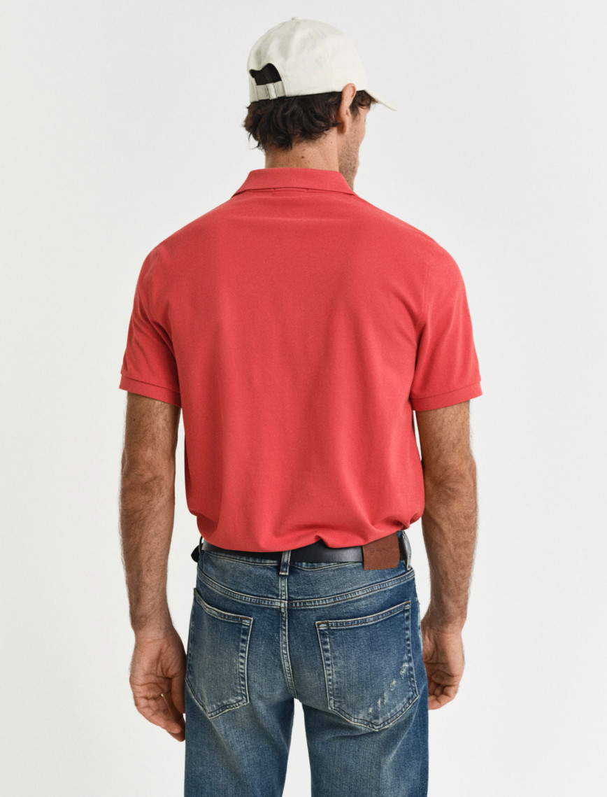 GANT Erkek Kırmızı Regular Fit Polo GANT Erkek Kırmızı Regular Fit Polo