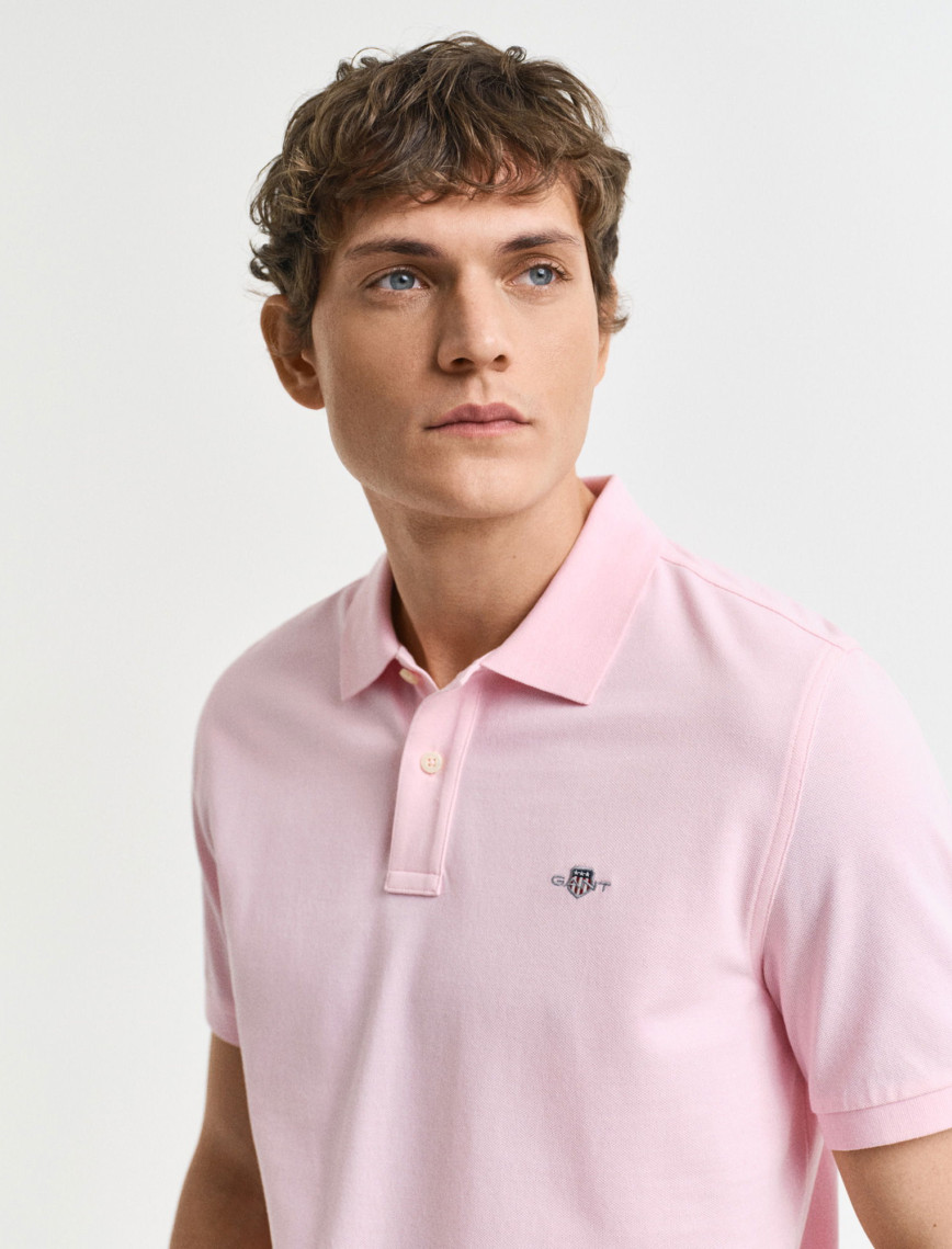 GANT Erkek Pembe Regular Fit Polo GANT Erkek Pembe Regular Fit Polo