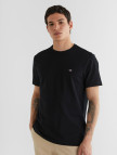 GANT Erkek Krem Regular Fit Bisiklet Yaka T-Shirt